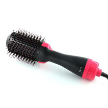 Amazon Hot Style Portable Oval Negative Ions Multifunction Professional Hot Air Brush Hair Dryer